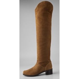 Stuart Weitzman Dunkirk Cognac Over The Knee Boot Size 8M EUC